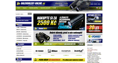 Desktop Screenshot of dalekohledy-online.cz